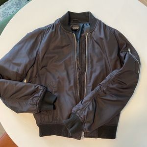 Topshop black bomber jacket